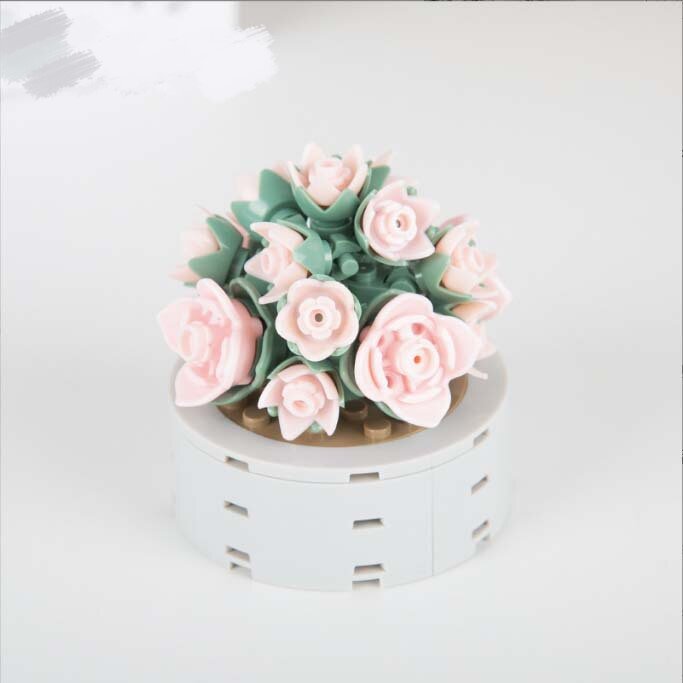 Children's Assembling Small Particle Virtual Bouquet