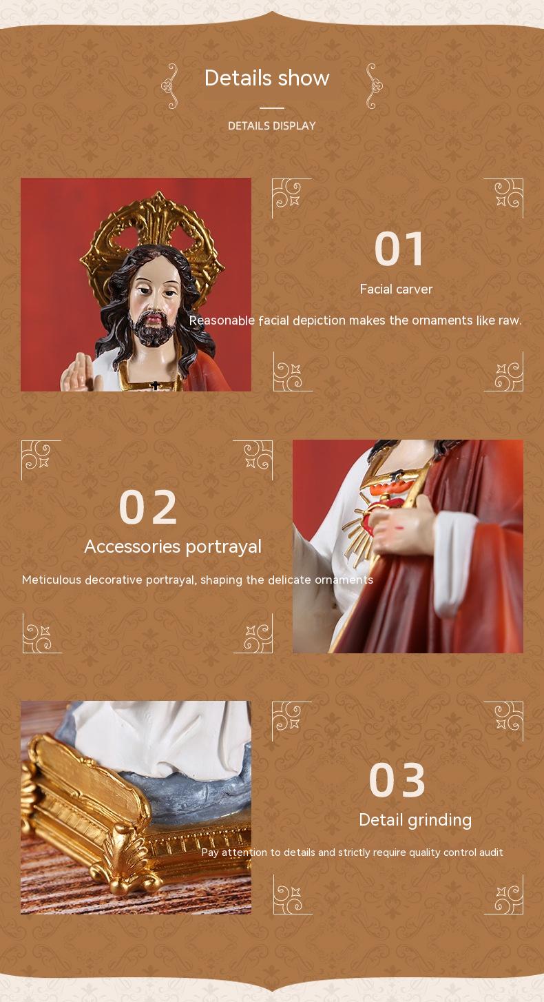 Jesus Statue Decoration Resin Crafts