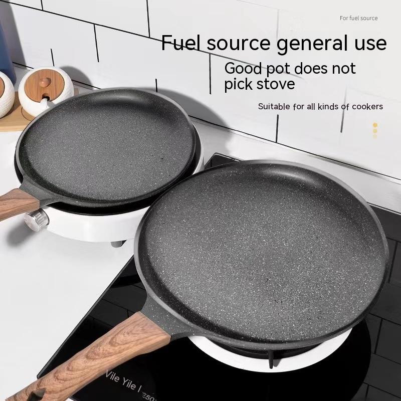 Medical Stone Coated Frying Pan Household Non-stick Pan