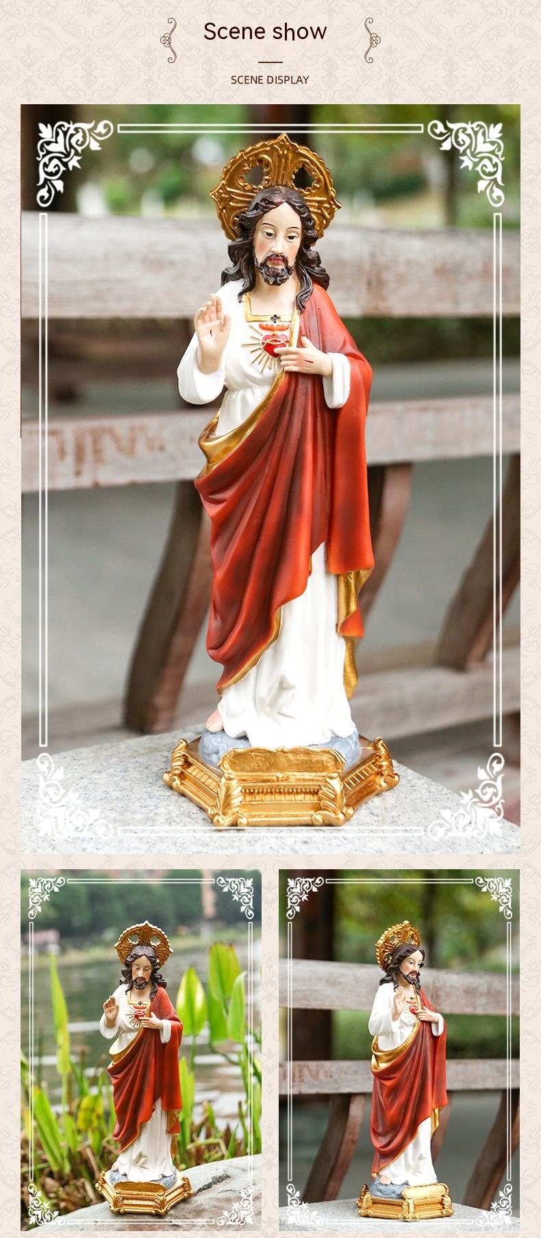 Jesus Statue Decoration Resin Crafts