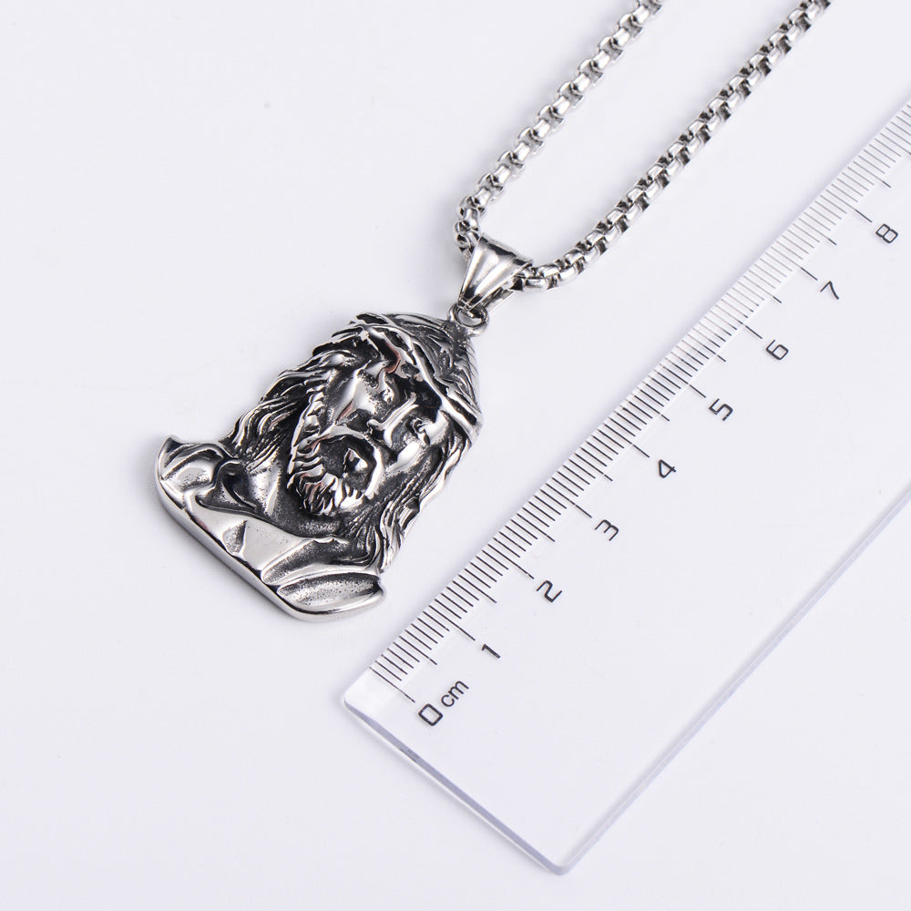 Titanium Steel Jewelry Religious Christian Jesus Stainless Steel Pendant