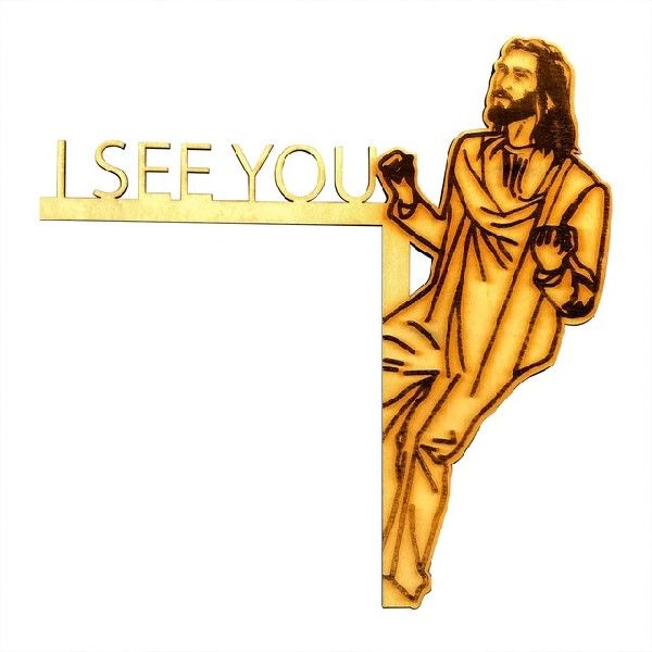 Right Jesus Door Frame Sculpture Angel In Your Corner