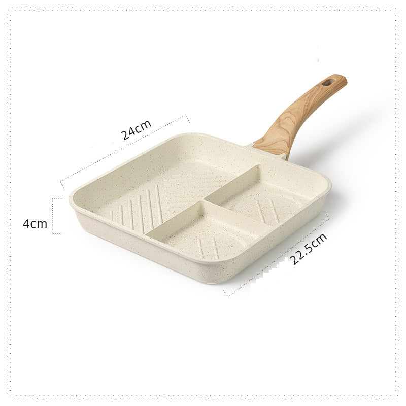 Medical Stone Frying Pan Egg Frying Pan Breakfast Pot Special Convenient Omelet Tool Steak Pan Non-stick Pan Fat Reduction