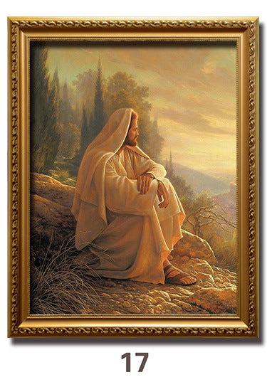 Jesus Portrait Immanuel Lord Christian Decorative Painting