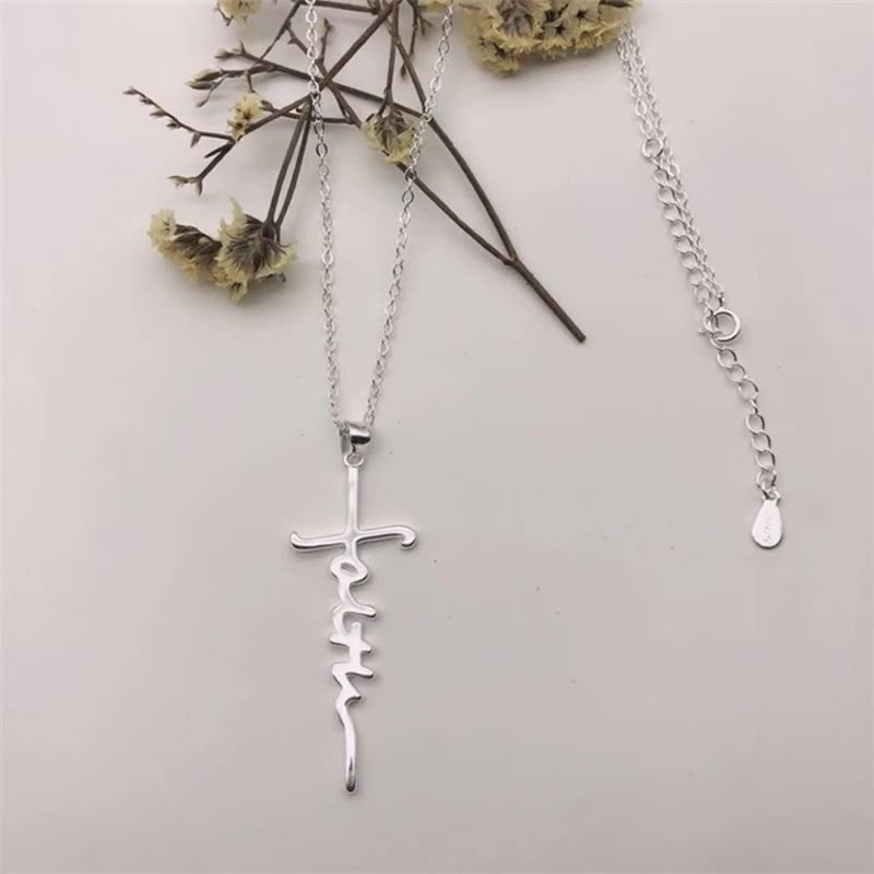 All-match Hip-hop Jumping Di Jesus Cross Necklace