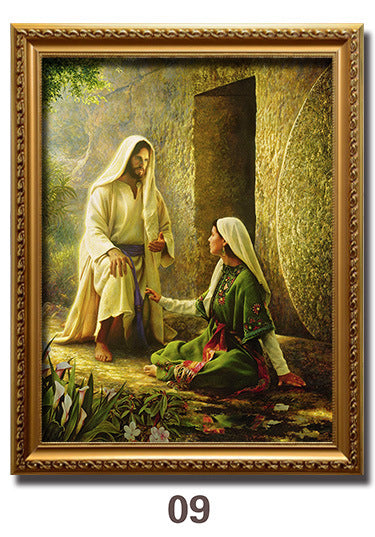 Jesus Portrait Immanuel Lord Christian Decorative Painting