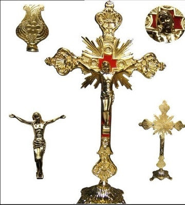 Baroque Ornaments Of Jesus Crucifixion