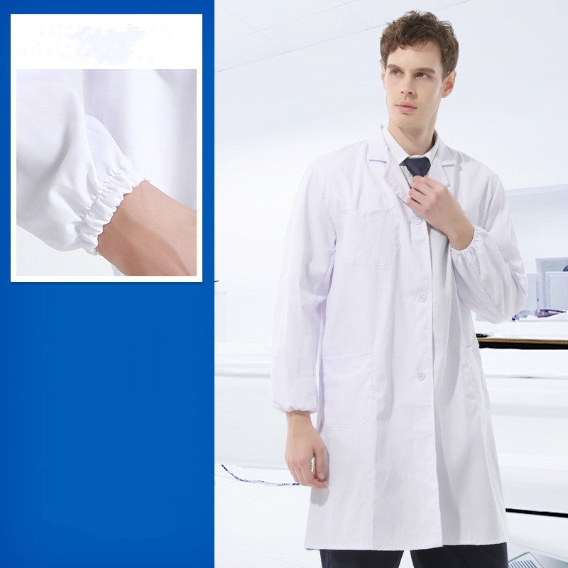 Medical White Coat Printed Long Sleeve