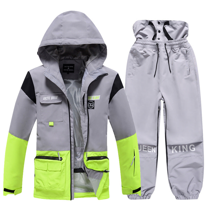 Ski Suit Men And Women Couple Models Warm Thickened