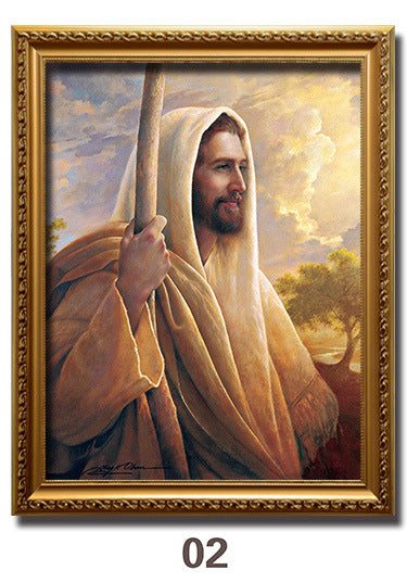 Jesus Portrait Immanuel Lord Christian Decorative Painting