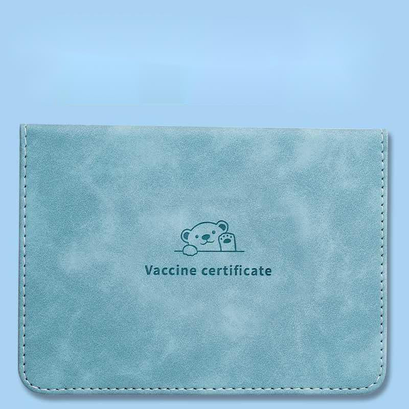 Skin-sensing Leather-faced Birth Medical Certificate Protective Sleeve Student Card Sleeve