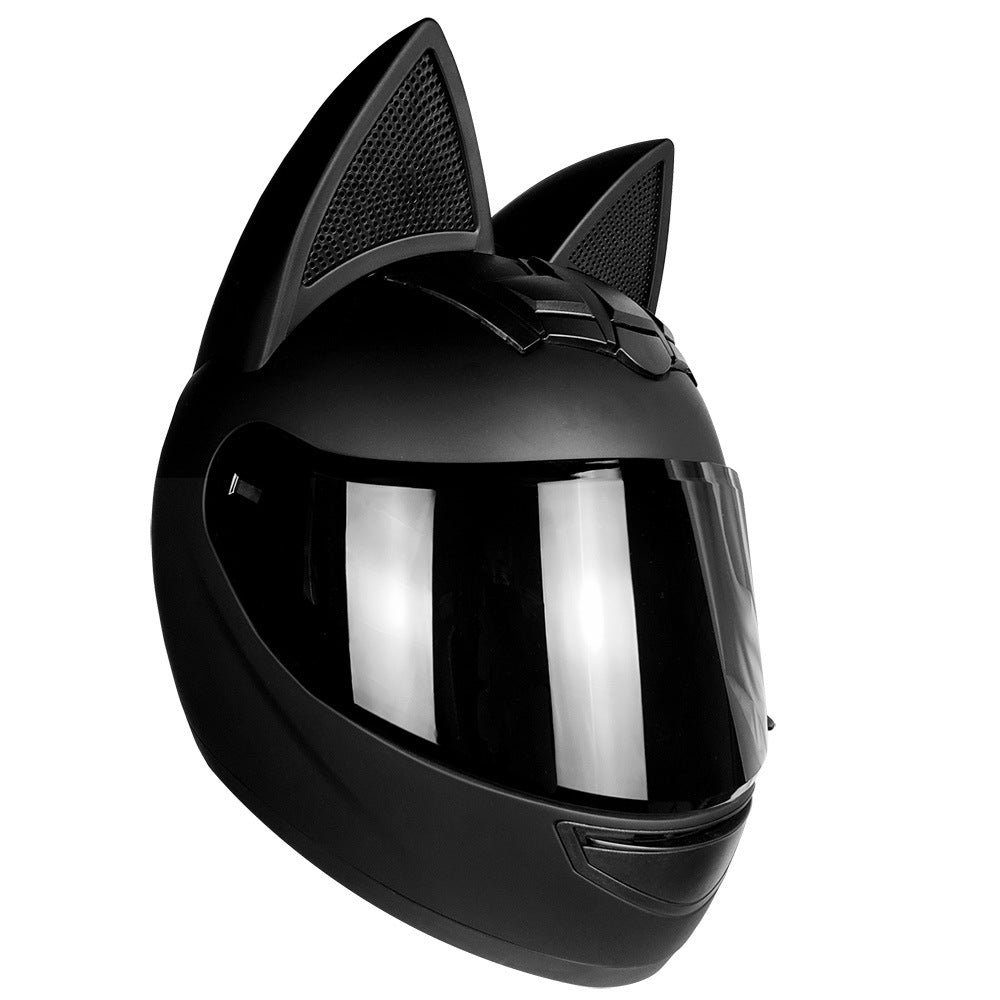 Men And Women Personalized Cat Ears Electric Motorcycle Helmets