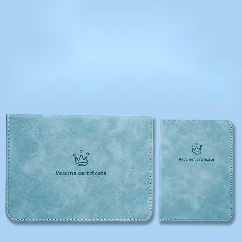 Skin-sensing Leather-faced Birth Medical Certificate Protective Sleeve Student Card Sleeve