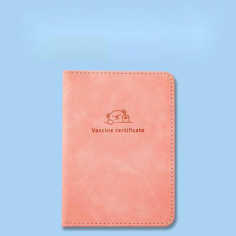 Skin-sensing Leather-faced Birth Medical Certificate Protective Sleeve Student Card Sleeve