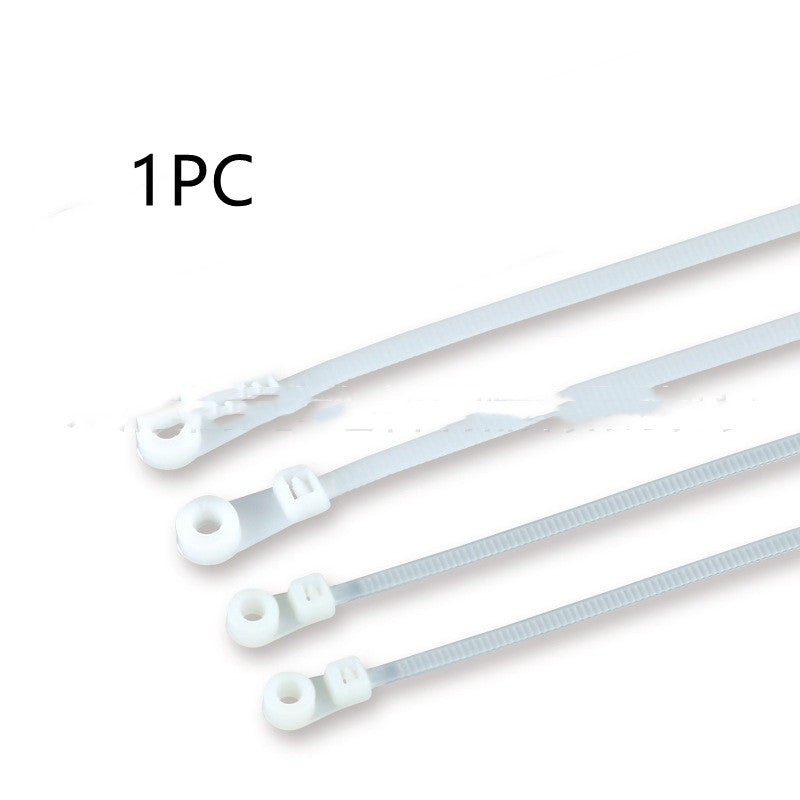With Screw Hole Round Screw Self-locking Fixed Head Cable Tie