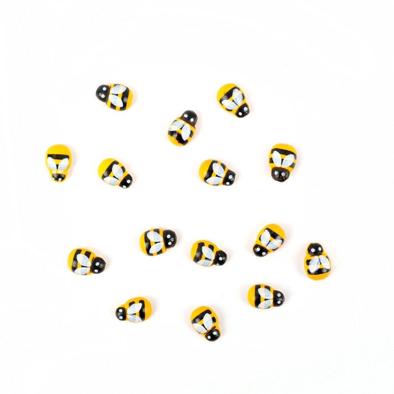 Yellow Bee Micro Landscape Decoration Magnetic Fridge Magnet