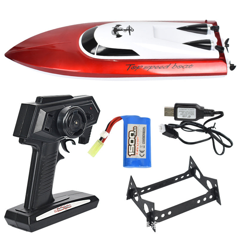 Remote Control Boat Speed Water Electric Yacht Toy Model Waterproof