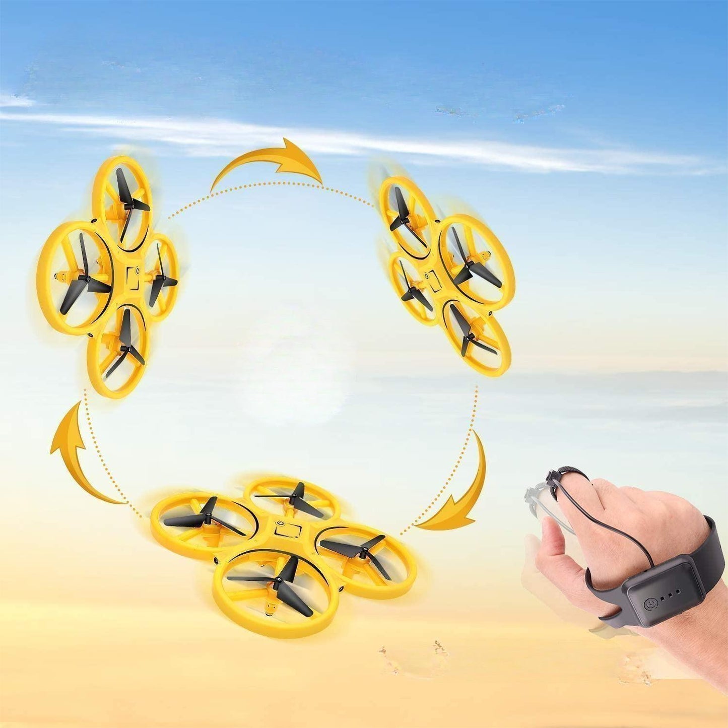 Intelligent Sensing Gesture Sensing Flying Saucer