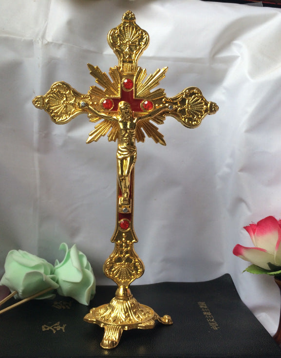 Baroque Ornaments Of Jesus Crucifixion