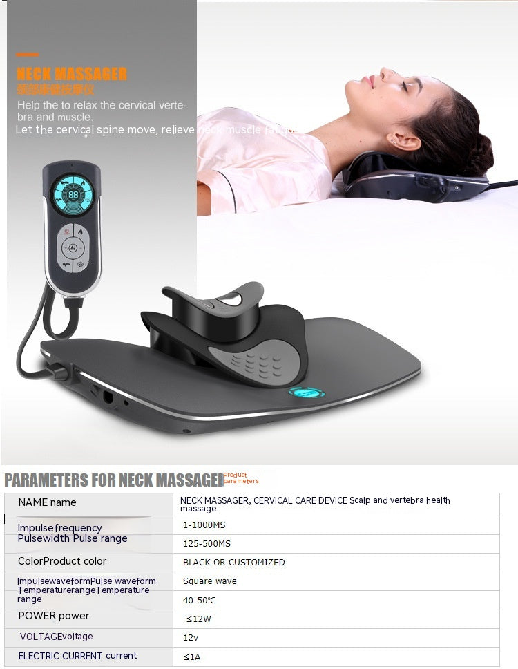 Medical Shen Neck Massager Physiotherapy Hot Compress Curve