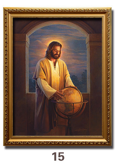 Jesus Portrait Immanuel Lord Christian Decorative Painting