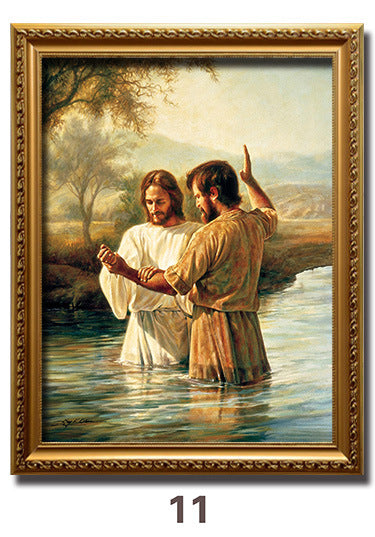 Jesus Portrait Immanuel Lord Christian Decorative Painting