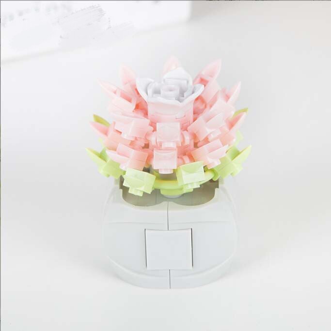 Children's Assembling Small Particle Virtual Bouquet