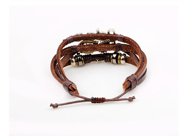 Fashionable Jesus Cross Braided Bracelet