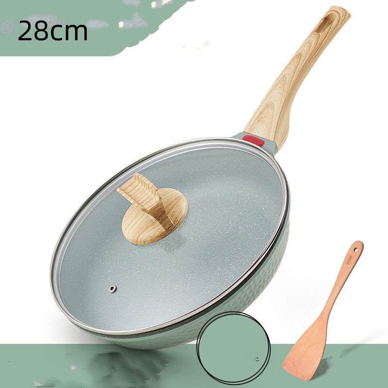 Medical Stone Flat Non-stick Pan Household Induction Cooker Universal